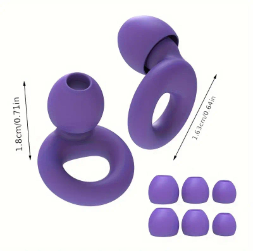 Purple Earplug pocket