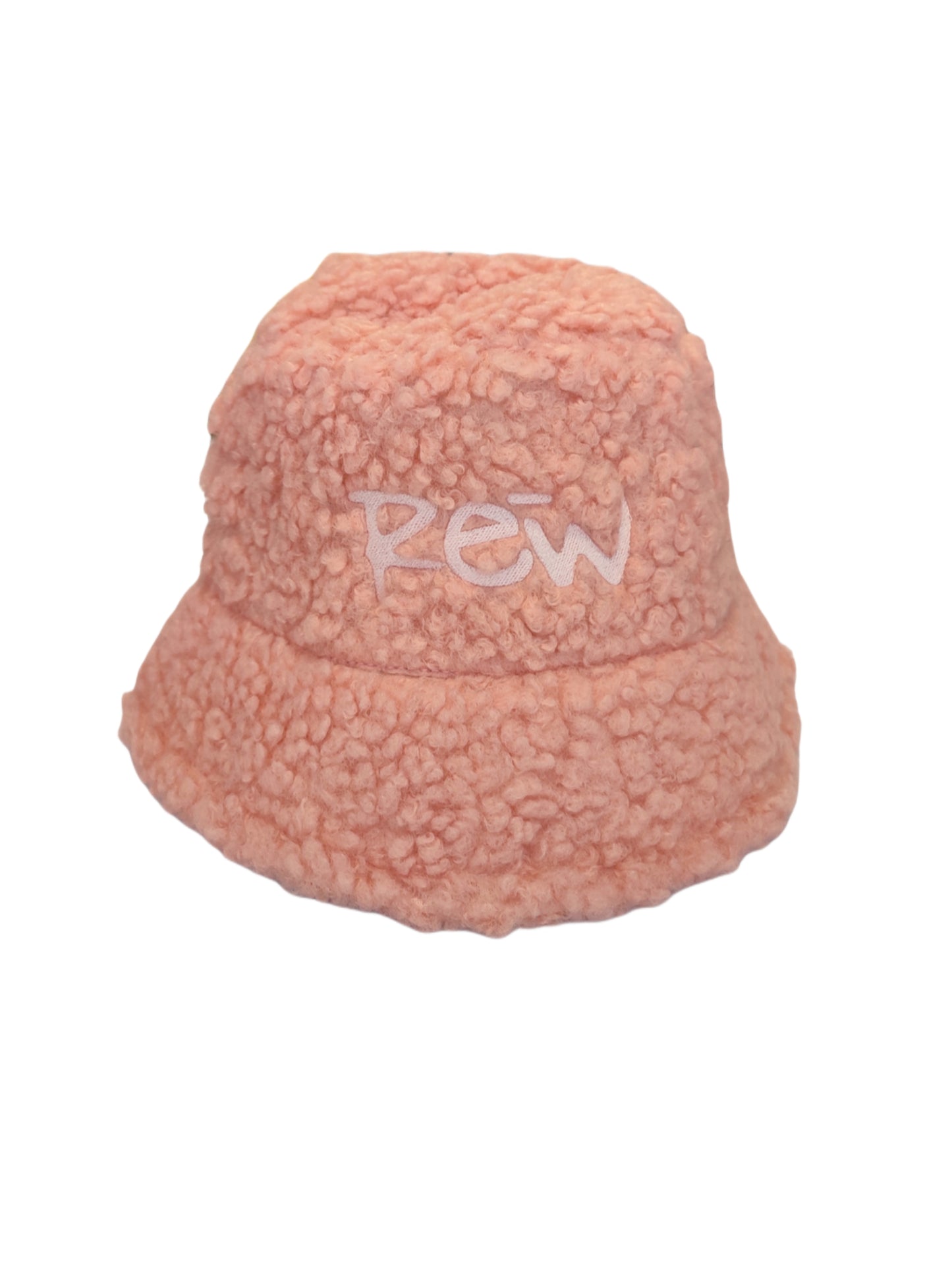 Peach rew bucket hat