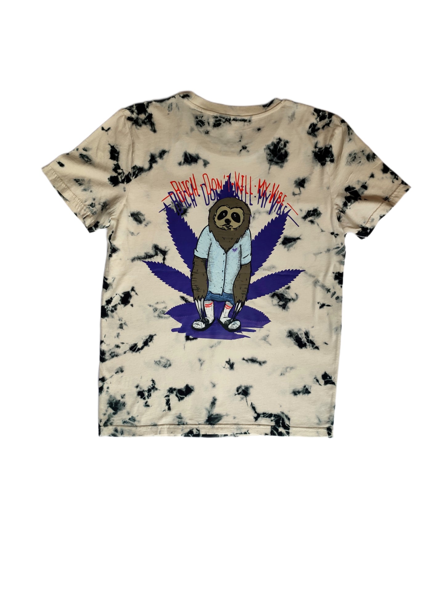 Koutsi the sloth tie dye