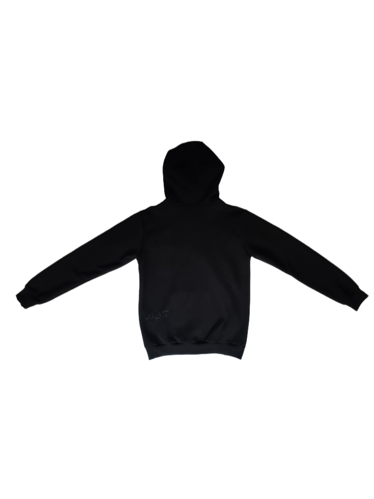 Total black heavyweight usagi zipper hoodie