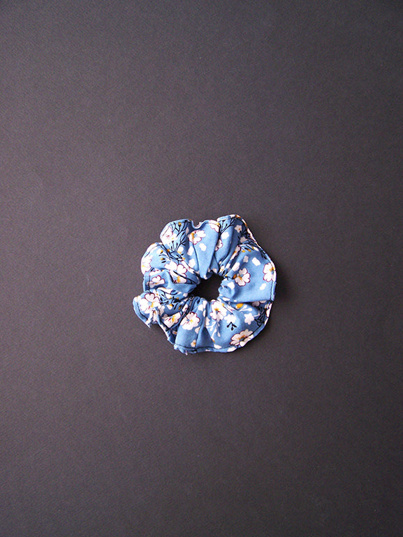 Floral blue Scrunchie